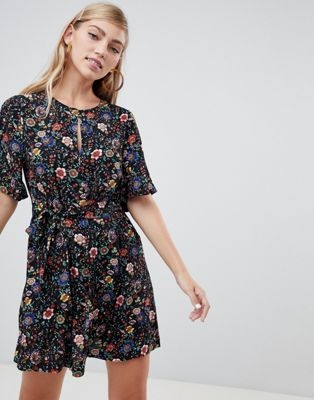 Stradivarius floral print dress