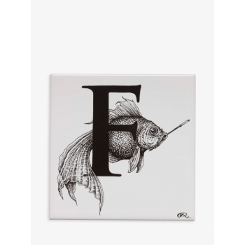 Rory Dobner Fish Decorative Tile, 14.8 x 14.8cm