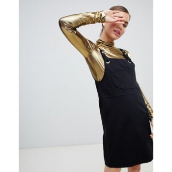 Monki Pinny Mini Dress