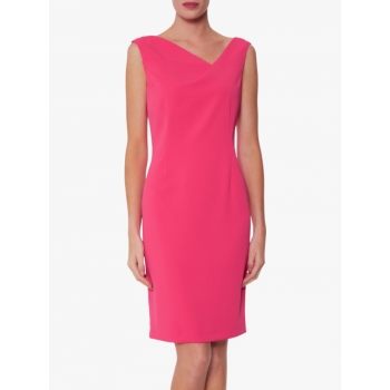 Gina Bacconi Leonie Stretch Dress, Fuchsia Rose