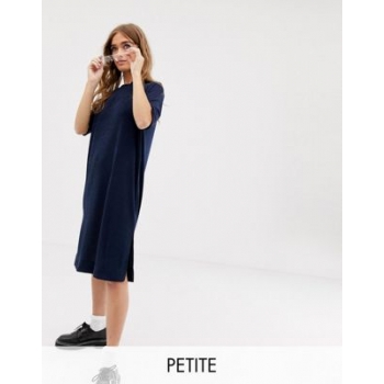 COLLUSION Petite slinky midi t-shirt dress