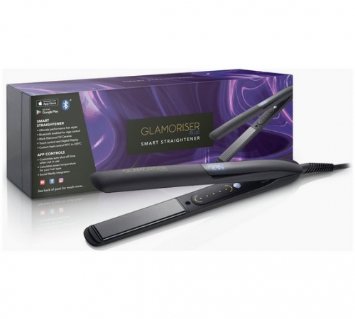 Glamoriser GLA045A Bluetooth Hair Straightener - Black