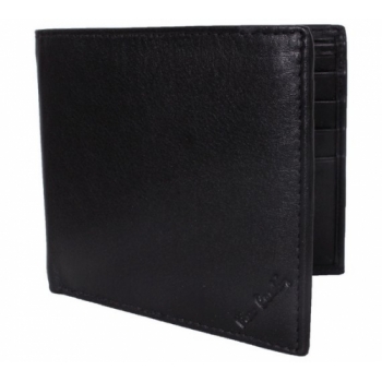 Pierre Cardin Men's Black Leather Wallet and Gift Box