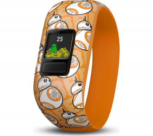 GARMIN vivofit jr 2 Kid's Activity Tracker - BB-8, Stretchy Band + Index Smart Scale - Black