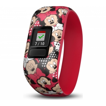 GARMIN vivofit jr 2 Kid's Activity Tracker - Minnie Mouse, Stretchy Band