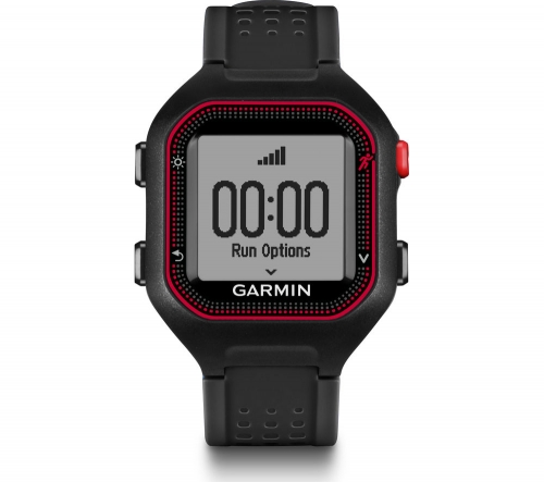 GARMIN Forerunner 25 GPS Running Watch - Black & Red + Index Smart Scale - Black