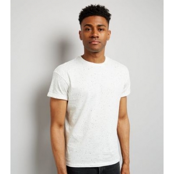 White Spray Wash T-Shirt