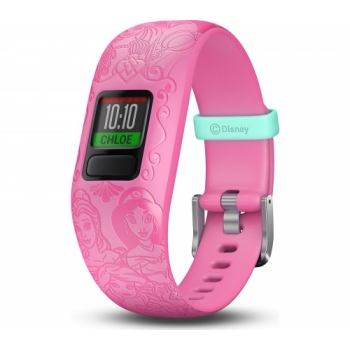 GARMIN vivofit jr. 2 Kid's Activity Tracker - Pink Disney Princess, Adjustable Band