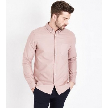 Pink Long Sleeve Oxford Shirt