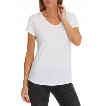 Betty Barclay V-Neck Cap Sleeve T-Shirt, Light Silver Melange