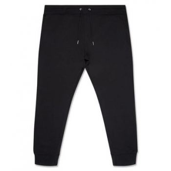 Plus Size Black Cuffed Joggers