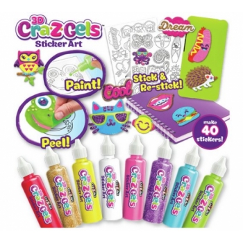 Cra-Z-Gels Deluxe Sticker Starter Set