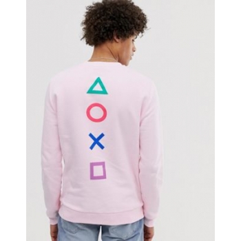 ASOS DESIGN sweatshirt with playstation print