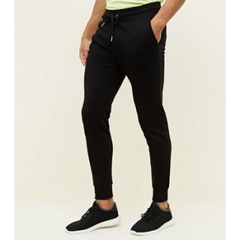 Black Drawstring Detail Skinny Joggers