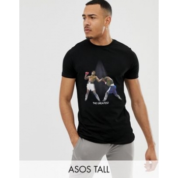 ASOS DESIGN Tall t-shirt with Muhammad Ali print