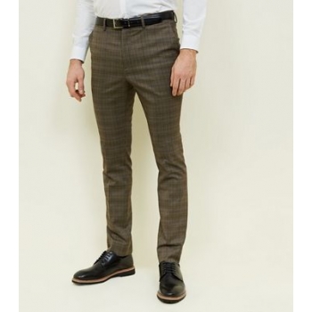 Rust Check Slim Fit Trousers