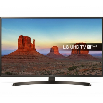 LG 49UK6470PLC 49" Smart 4K Ultra HD HDR LED TV + SFLEZ14 Medium to Large Fixed TV Bracket