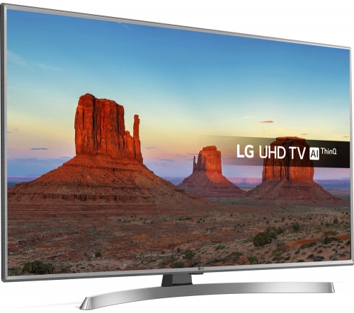 LG 50UK6950PLB 50" Smart 4K Ultra HD HDR LED TV + S1HDM315 HDMI Cable with Ethernet - 1 m