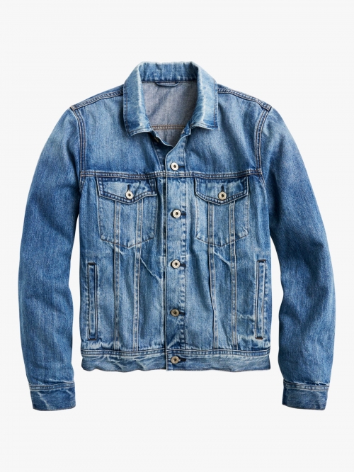 J.Crew Classic Denim Jacket, Medium Worn