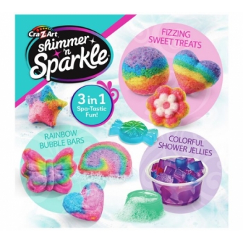 Shimmer N Sparkle 3 in 1 Creative Spa Bath & Shower Set