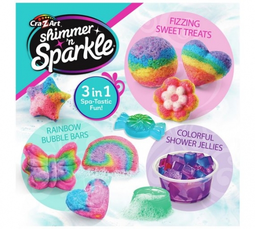 Shimmer N Sparkle 3 in 1 Creative Spa Bath & Shower Set