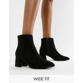 Park Lane Wide Fit Block Heel Ankle Boots