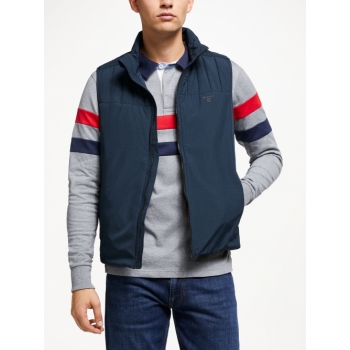 GANT Padded Gilet, Blue