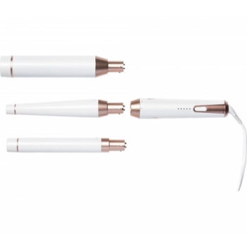 T3 Whirl Trio Styling Wand - White & Rose Gold