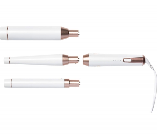 T3 Whirl Trio Styling Wand - White & Rose Gold