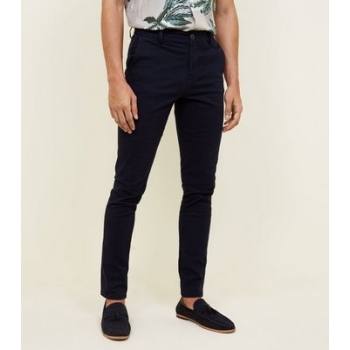 Navy Stretch Skinny Chinos