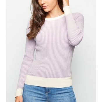 Lilac Plait Stitch Jumper