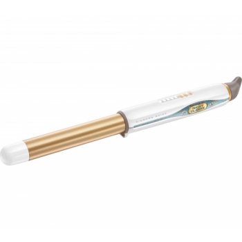 NICKY CLARKE Diamond Shine NTS083 Curling Wand - White & Gold