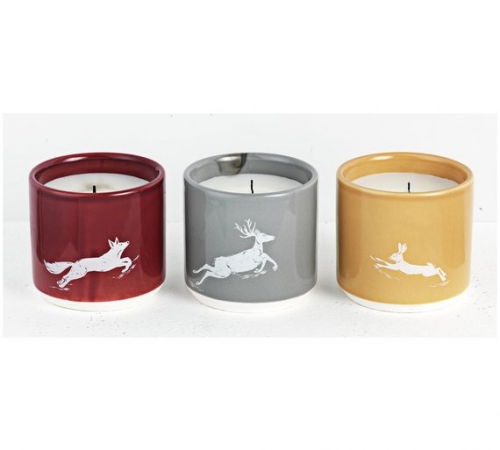 Argos Home Rural Retreat Set of 3 Animal Candles