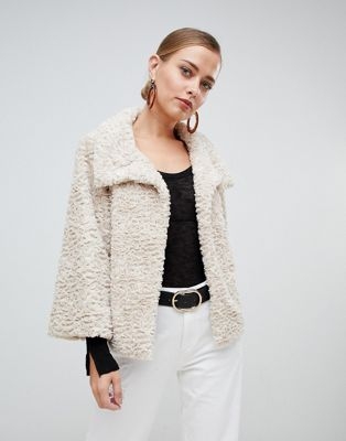 Jayley Luxurious Curly Fur Jacket