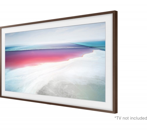 SAMSUNG 55" Customisable Frame Bezel - Walnut