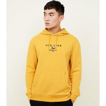 Yellow New York Flag Hoodie