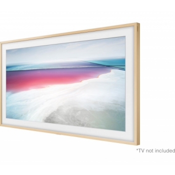 SAMSUNG 55" Customisable Frame Bezel - Beige Wood