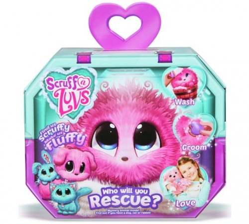 Scruff a Luvs Pink Mystery Rescue Pet Soft Toy