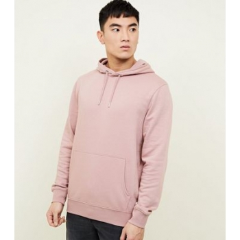 Mid Pink Pocket Front Hoodie