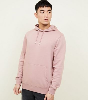 Mid Pink Pocket Front Hoodie