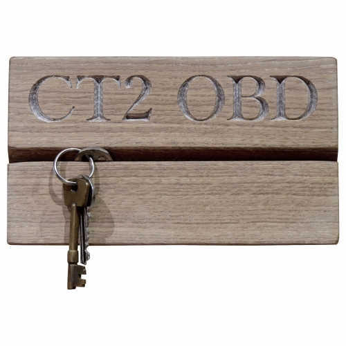 The Oak And Rope Company Personalised Postcode Key Organiser