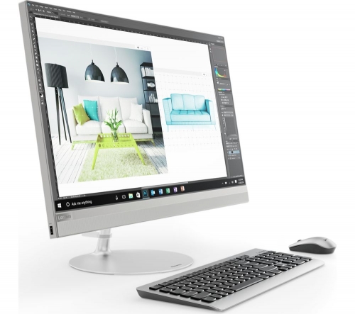 LENOVO IdeaCentre AIO 520-27IKL 27" QHD All-in-One PC - Silver