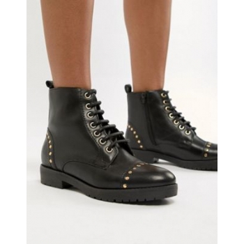 Carvela Leather Flat Hiker Boots