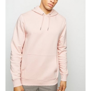 Pale Pink Pocket Front Hoodie