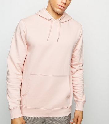 Pale Pink Pocket Front Hoodie