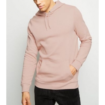 Pink Pocket Front Long Sleeve Hoodie