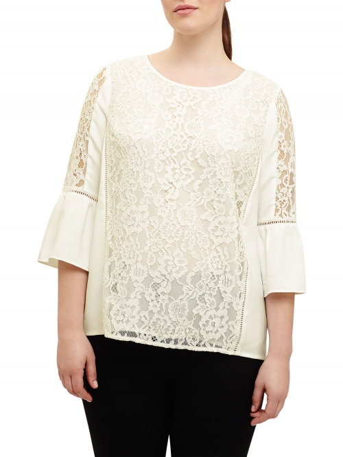 Studio 8 Anna Lace Blouse, Ivory