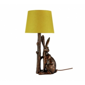 Argos Home Hare Table Lamp - Bronze & Ochre