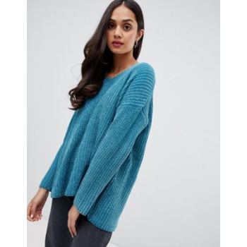 Brave Soul chenille jumper with v neck