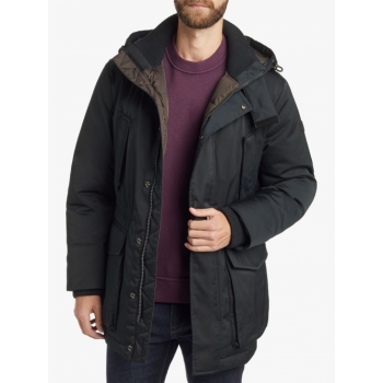 BOSS Teddy Parka Coat, Open Blue